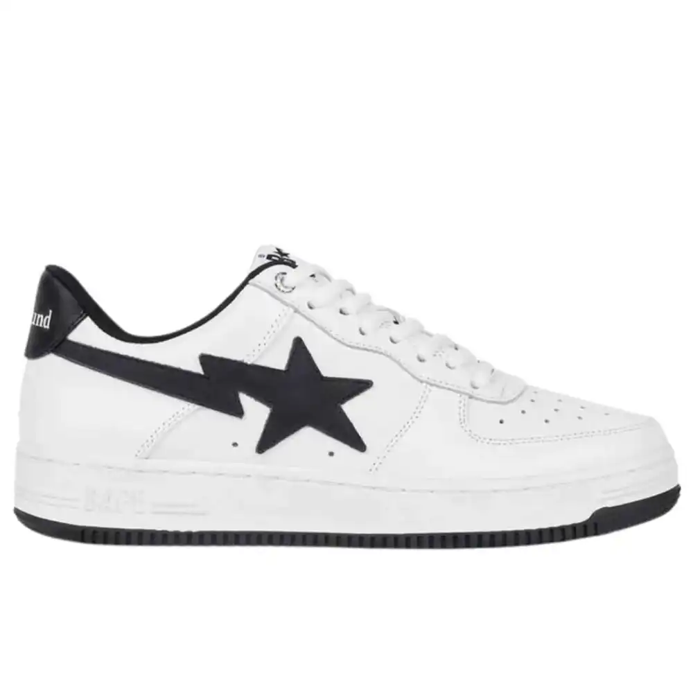 JJJJound x A Bathing Ape Bape Sta White Navy - Droper