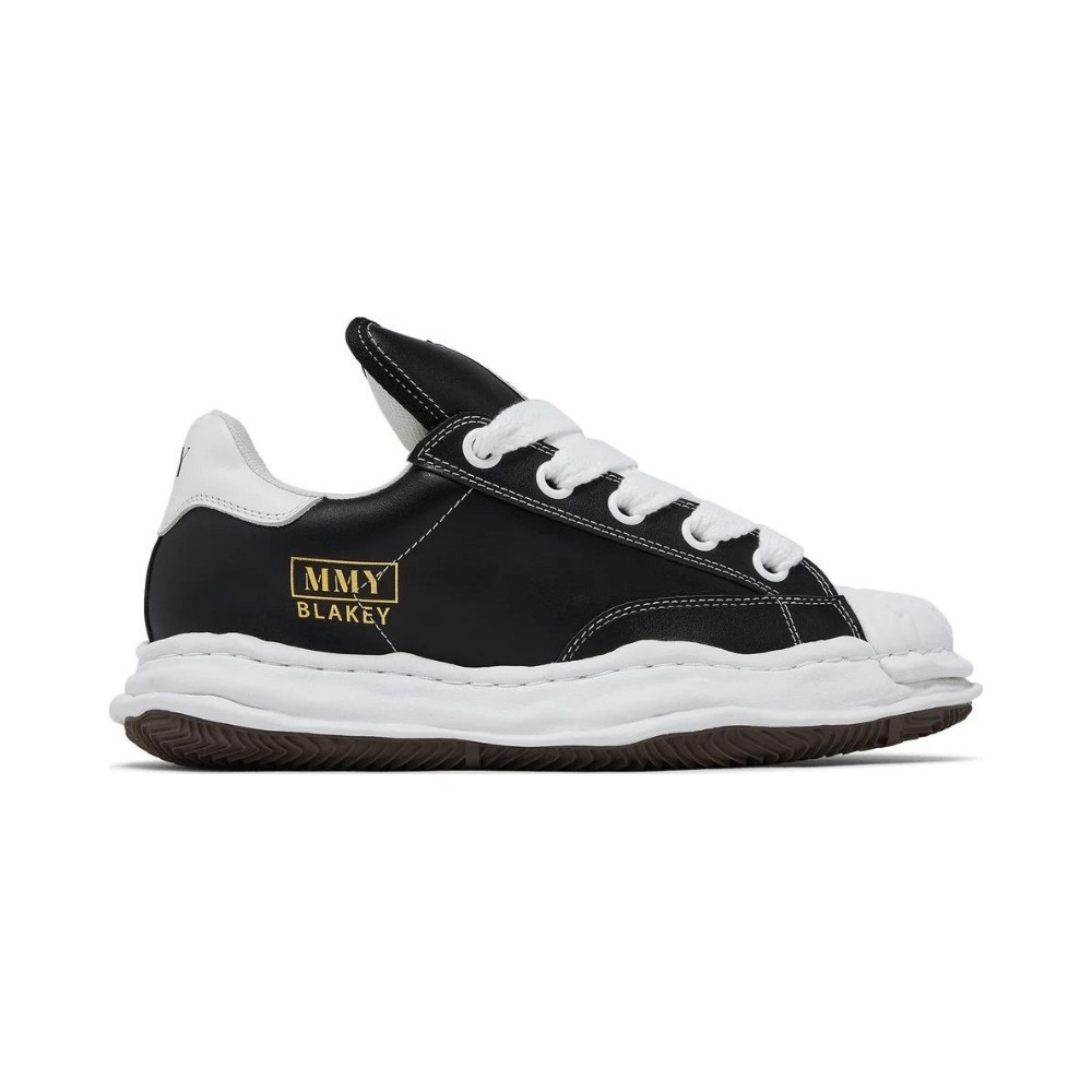 靴 Mihara Yasuhiro PUFFER BLAKEY Maison Mihara Yasuhiro Blakey Puffer OG Sole Leather Low Black