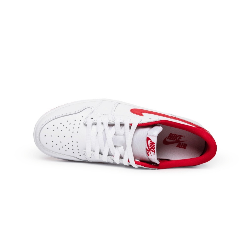 Air Jordan 1 Low White Red foto 2