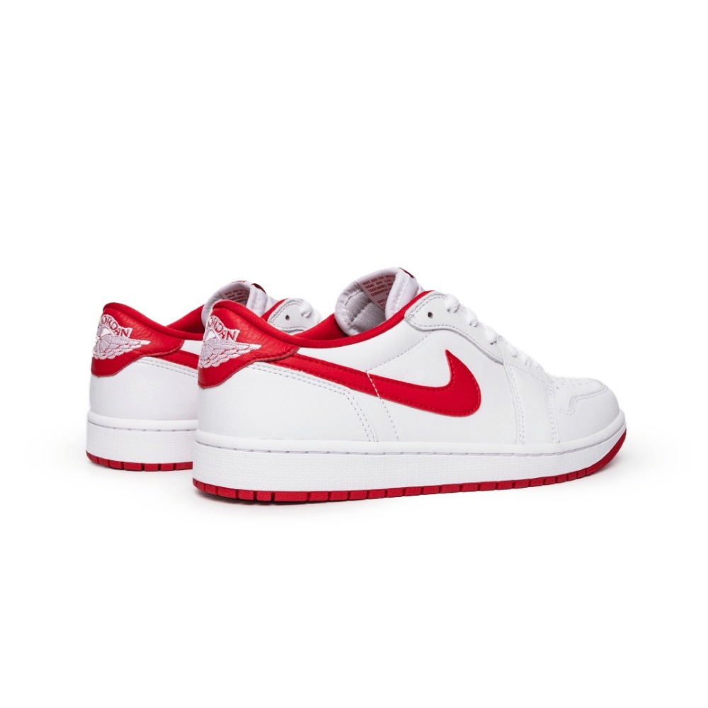 Air Jordan 1 Low White Red foto 3
