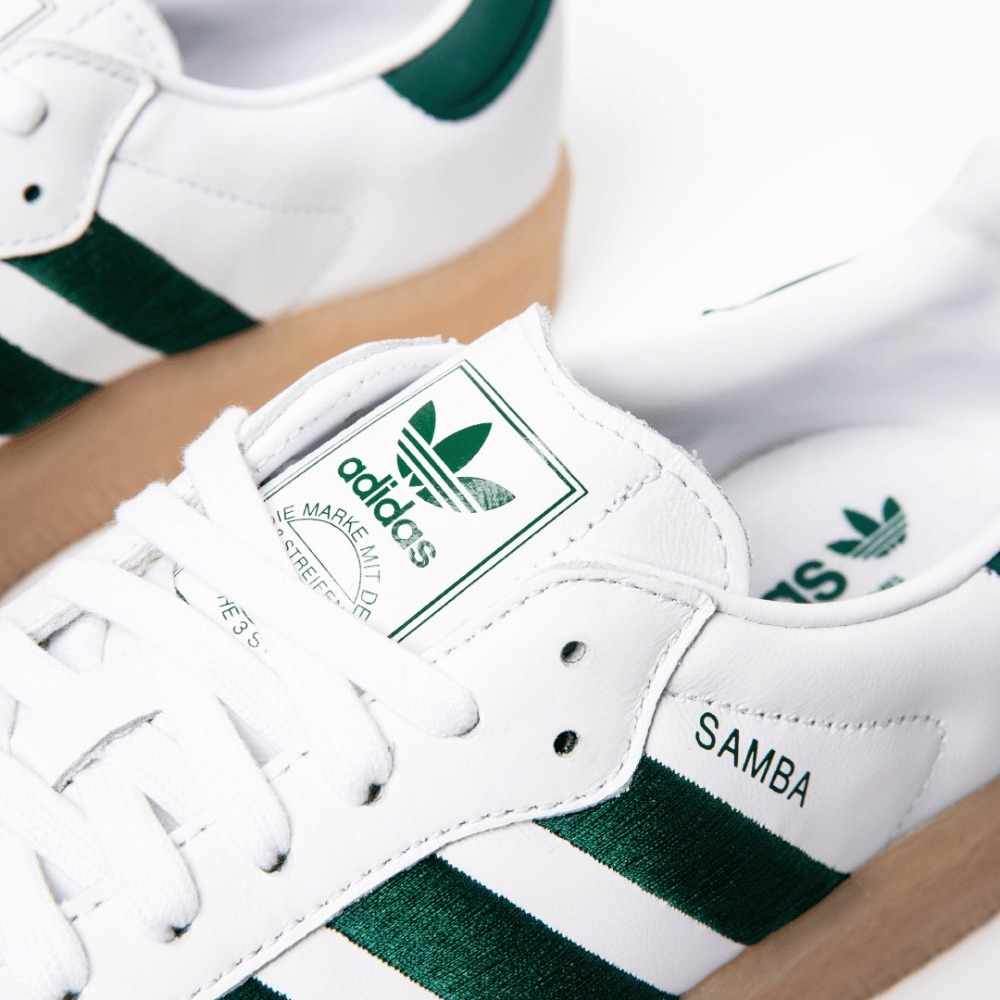 adidas Sambae Cloud White Collegiate Green foto 6