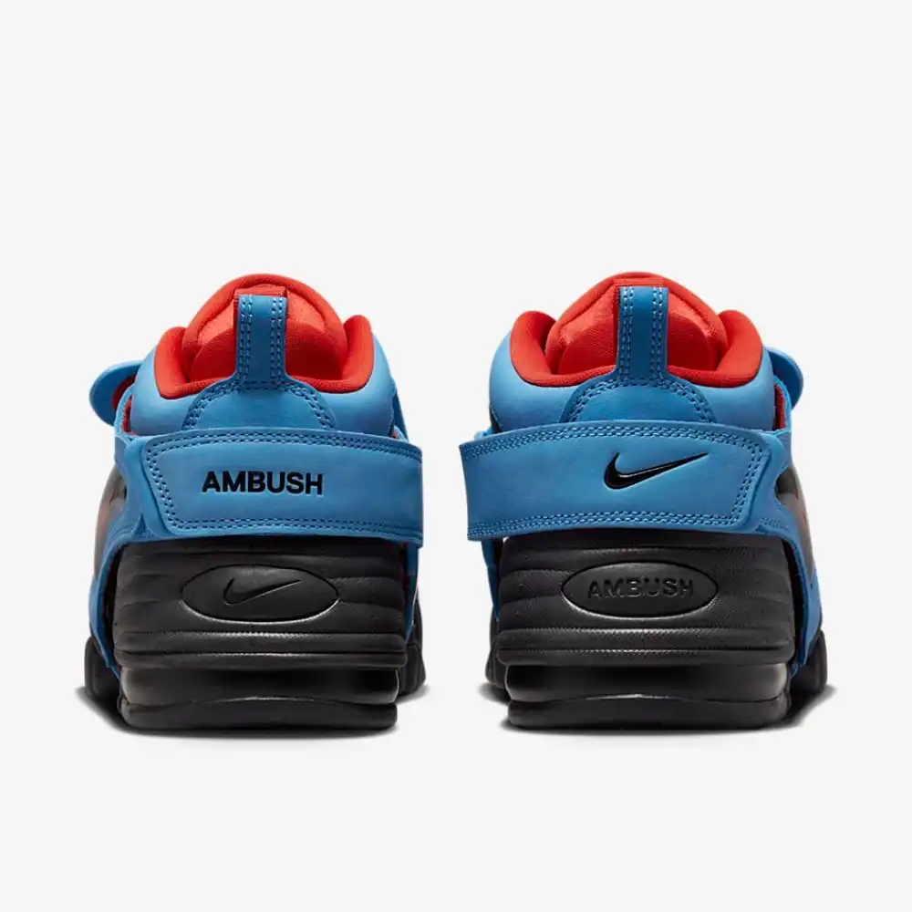 Ambush x Nike Air Adjust Force Uni Blue and Habanero Red - Droper