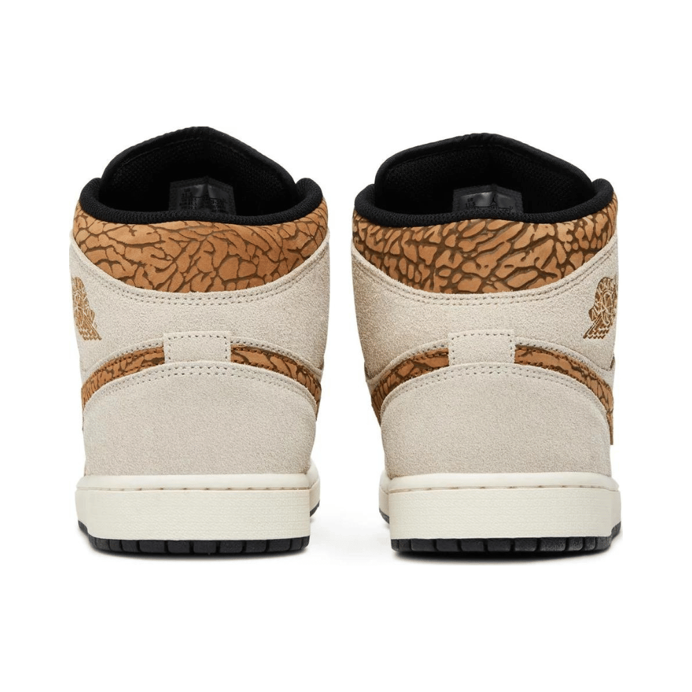 Air Jordan 1 Mid SE Brown Elephant - Droper