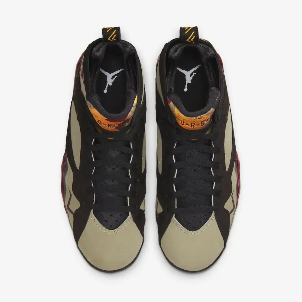 nike air jordan 7 black gold