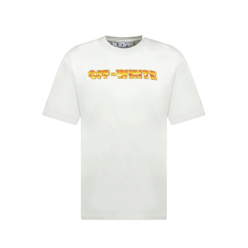 Camiseta Off-White Gold Metal Arrow White