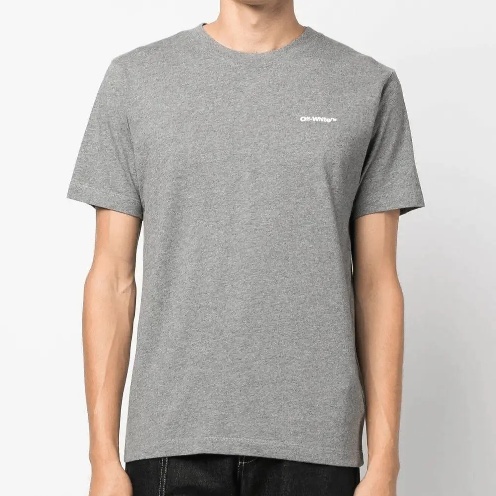Camiseta Off-White Diag Melange Grey