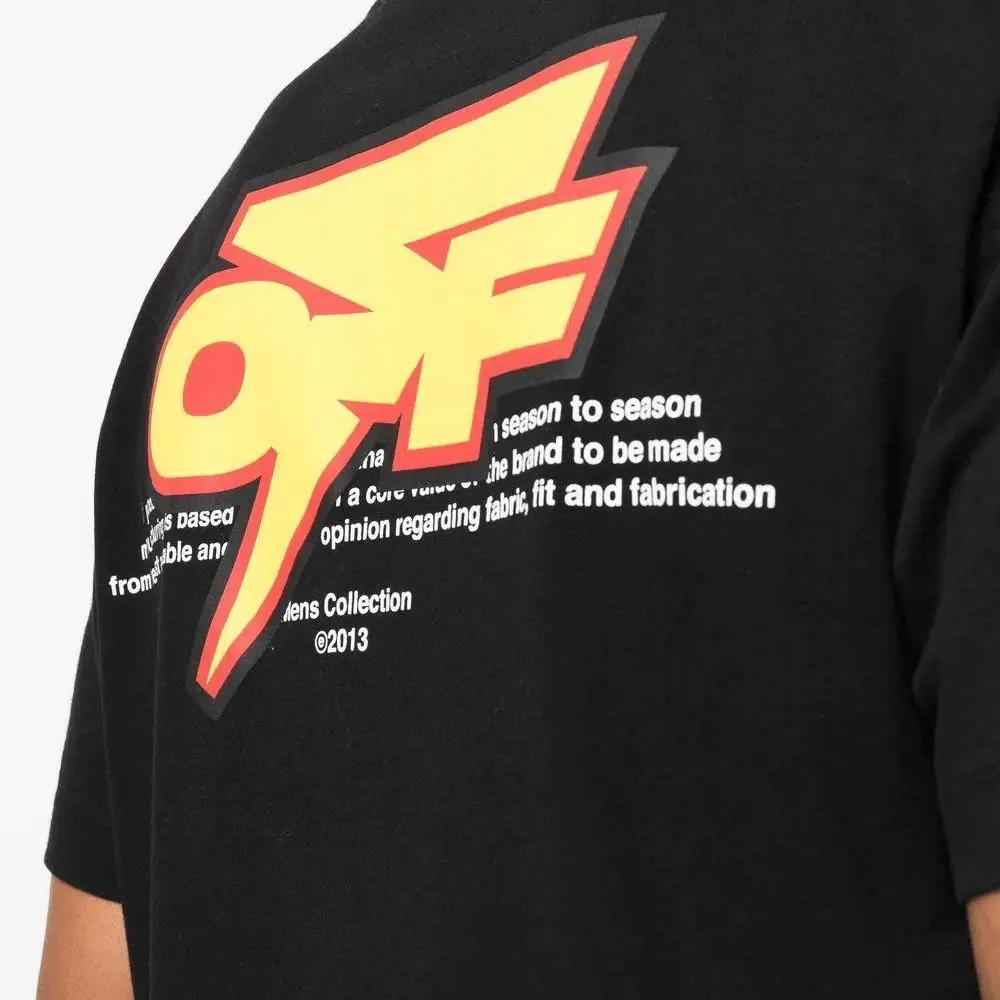 Camiseta Off-White Thunder Stable Skate Black foto 4