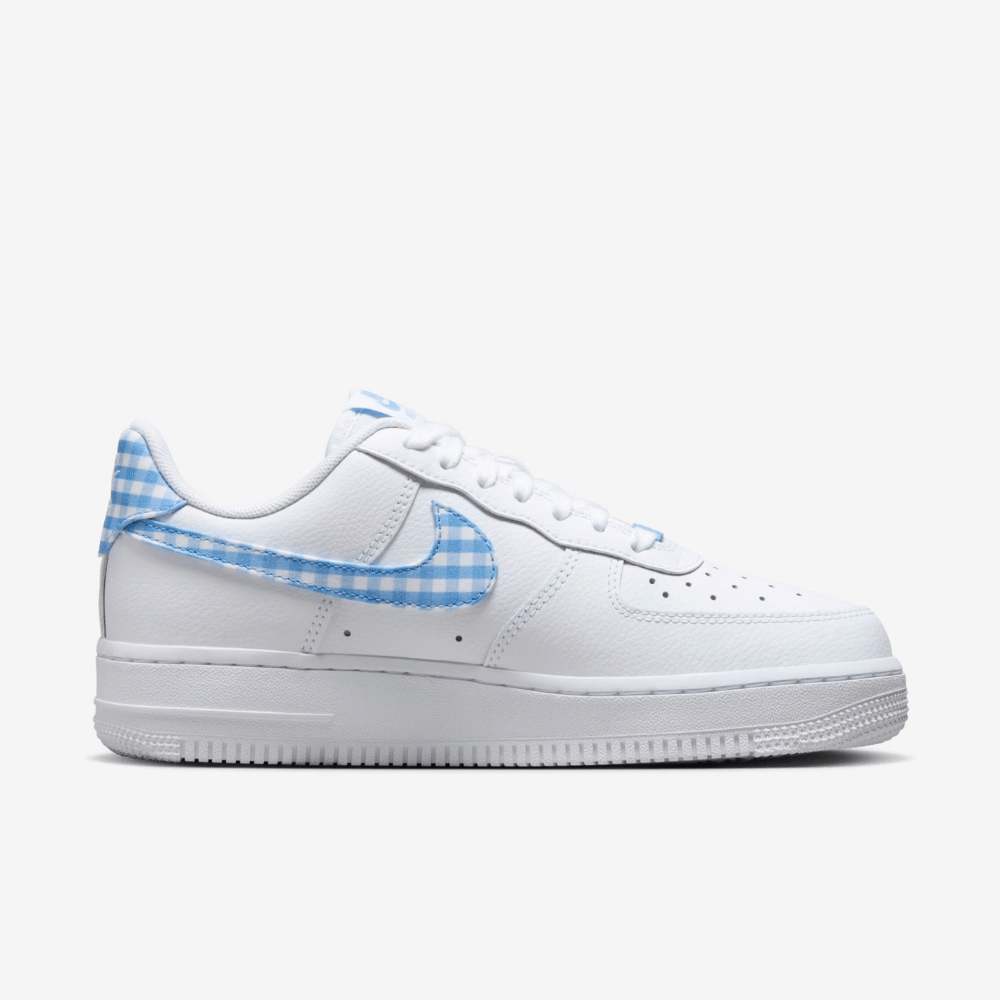 Nike Air Force 1 Low Blue Gingham foto 3