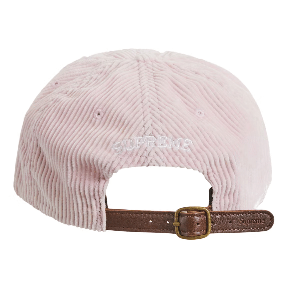Boné Supreme Corduroy S Logo 6-Panel Light Pink - Droper