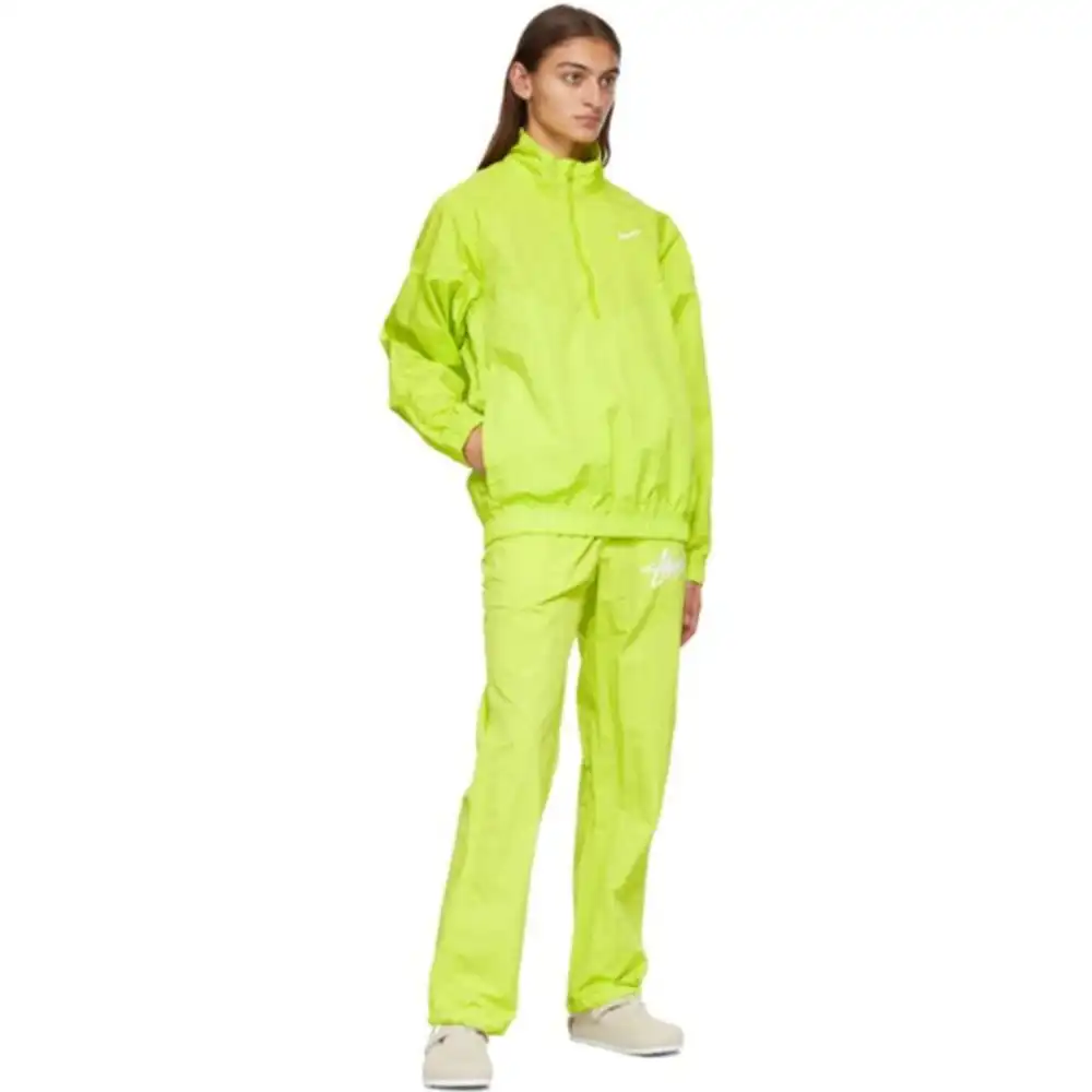 Stussy x Nike Calça Beach Bright Cactus - Droper
