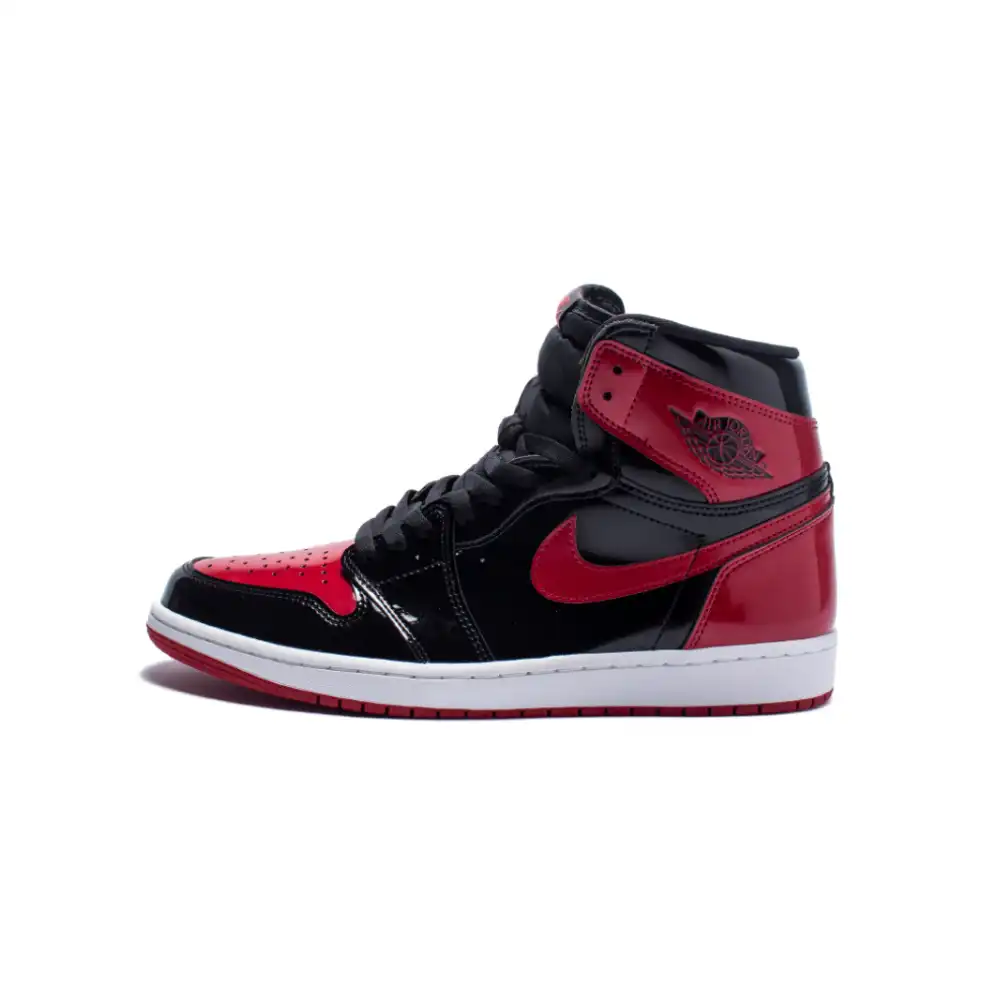 Air Jordan 1 High GS Patent Bred - Droper