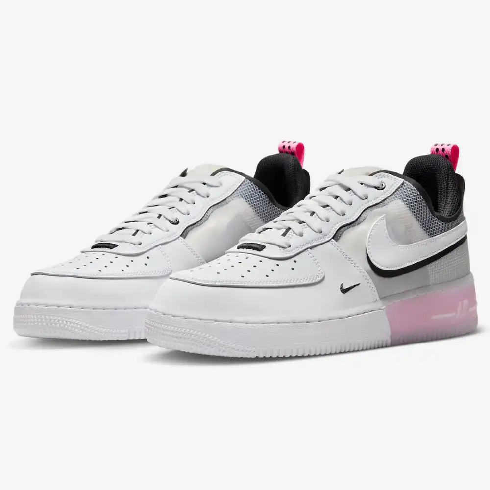 Pink swoosh nike air 2024 force