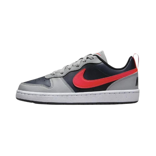Nike Court Borough Low 2 GS Grey Black Red