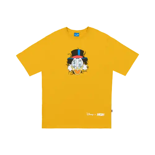 Disney x High Company Tee Money Pile Yellow