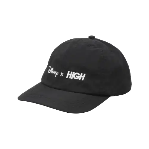 Disney x High 6 Panel Nylon Black