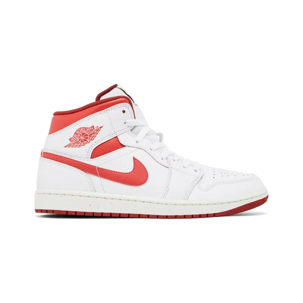 Air Jordan 1 Mid SE 'White Dune Red' foto 1