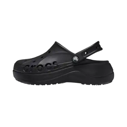 Crocs Baya Platform Clog Black