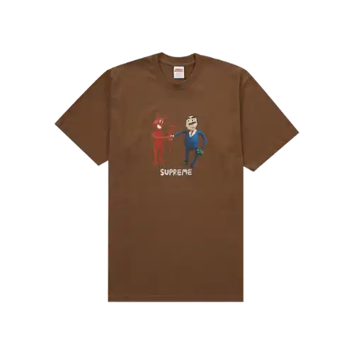 Camiseta Supreme Business Brown