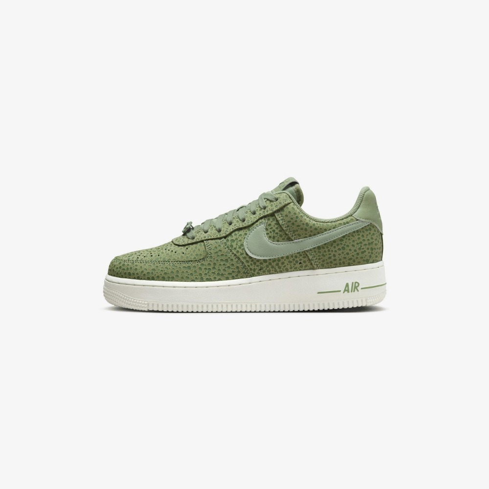 Nike Air Force 1 Low Premium Safari Oil Green - Droper