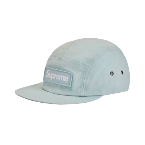 Boné Supreme Waxed Cotton Camp Cap Ice