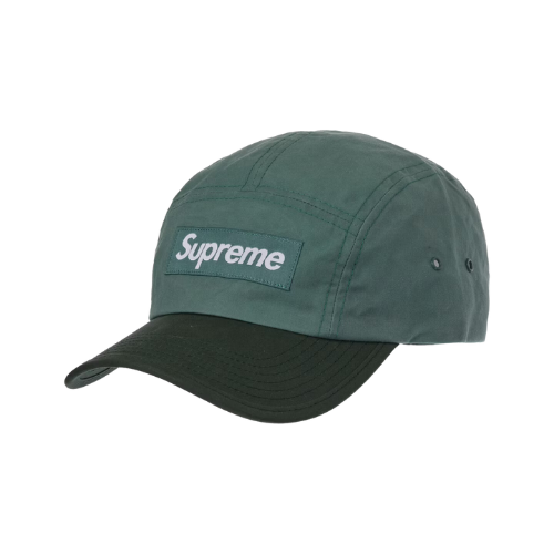 Boné Supreme Waxed Cotton Camp Olive