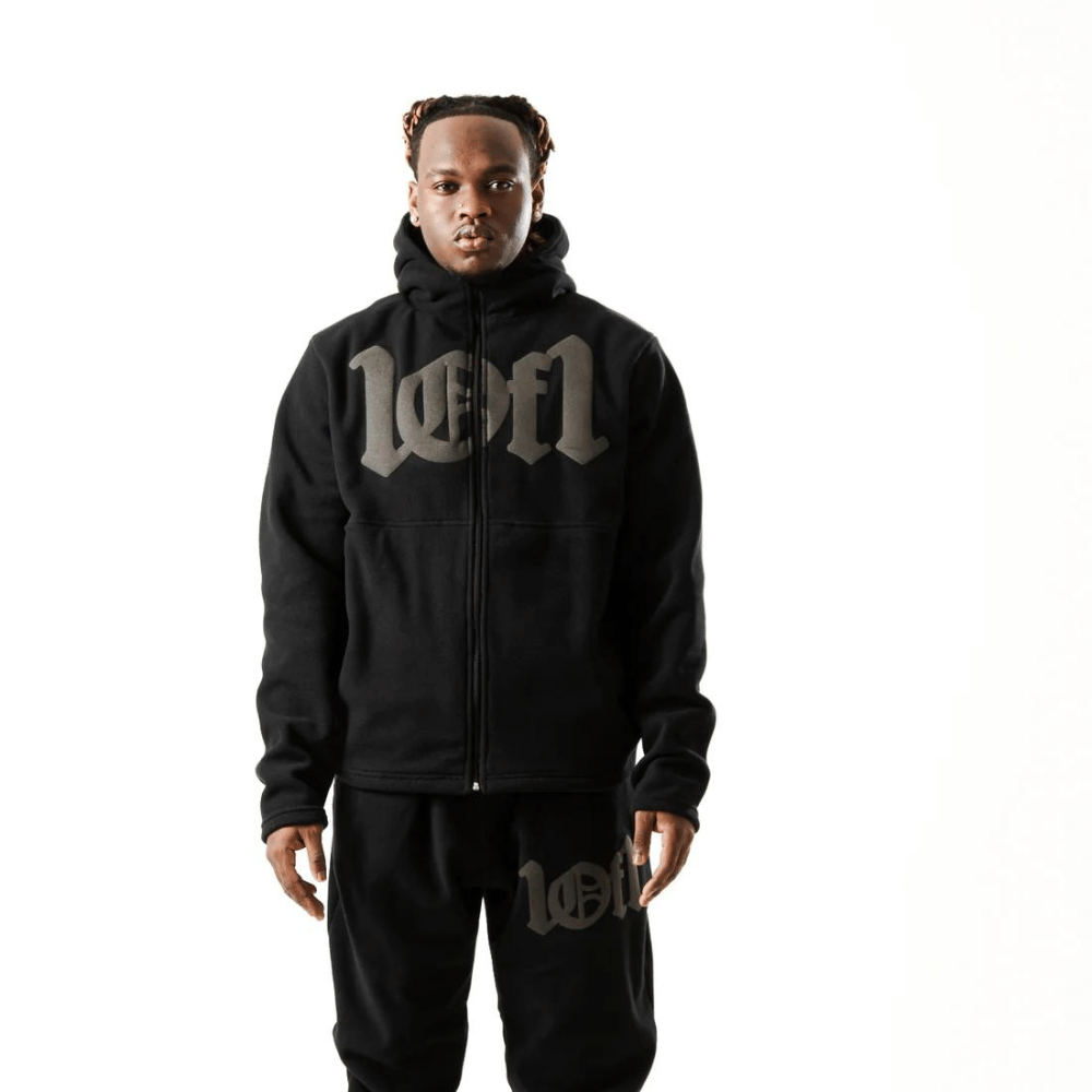 Moletom Exclusiviist Exclusitech Fleece Zip up Black - Droper
