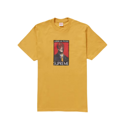 Camiseta Supreme American Psycho Mustard