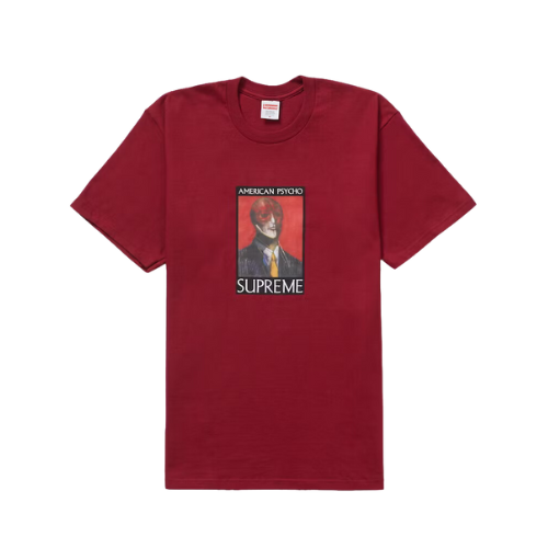 Camiseta Supreme American Psycho Cardinal