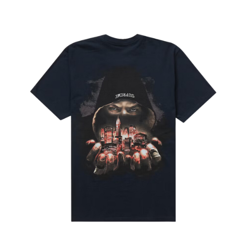 Camiseta Supreme Fighter Navy