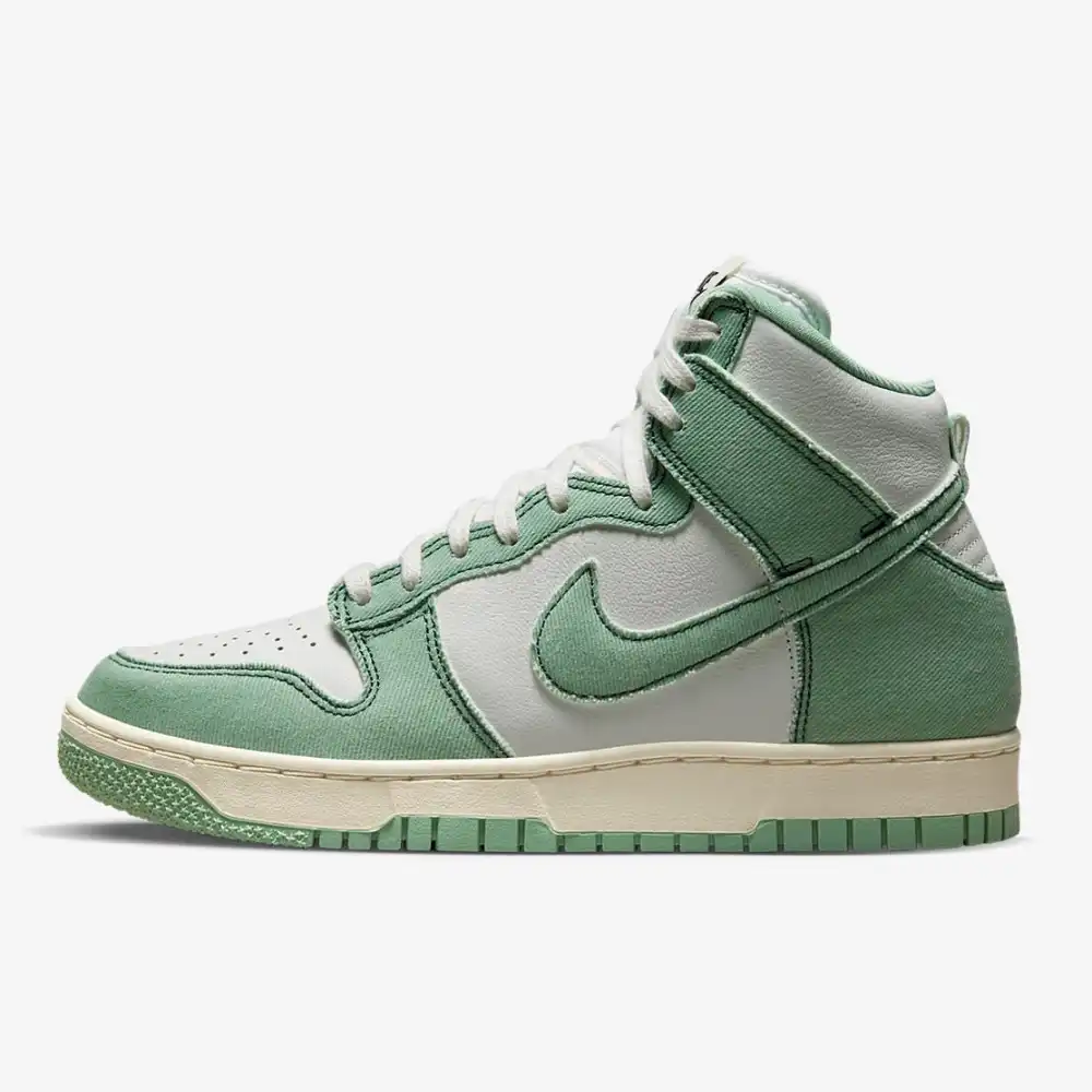Nike Dunk High 1985 Green Denim foto 1