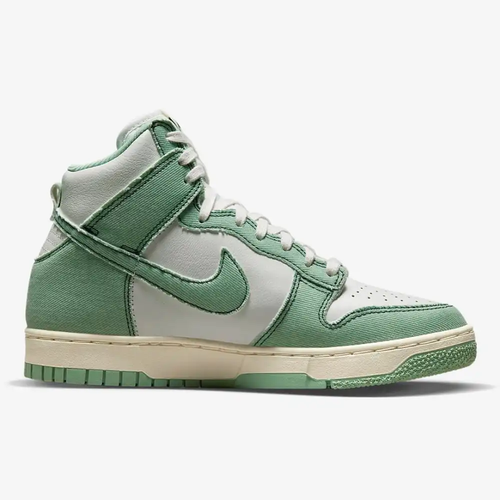 Nike Dunk High 1985 Green Denim foto 3