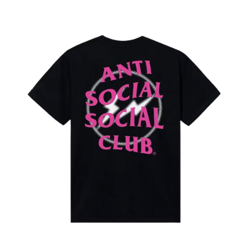 Fragment x Anti Social Social Club Camiseta Half Tone Black Pink