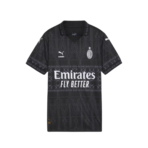 Pleasures x Puma Camisa AC Milan Jogador Feminina Black