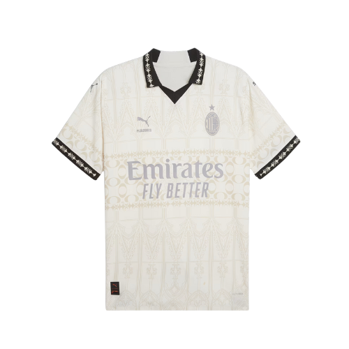 Pleasures x Puma Camisa AC Milan Jogador Masculina White