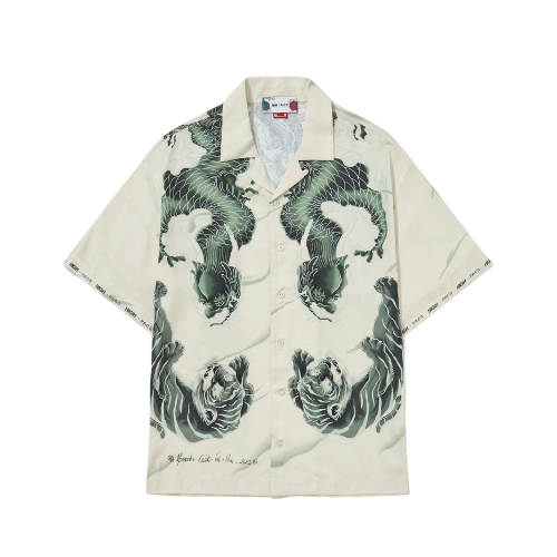 High Company x Pace Camisa Tigre E O Dragão Camp Collar