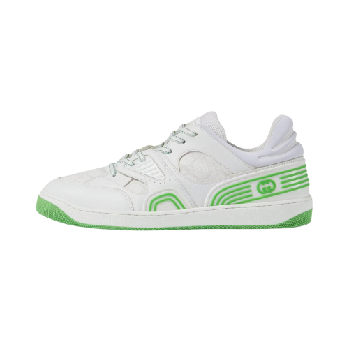 Gucci Basket Low White Demetra Green