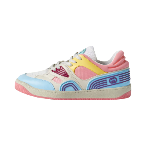 Gucci Basket Low Light Blue Demetra Pink