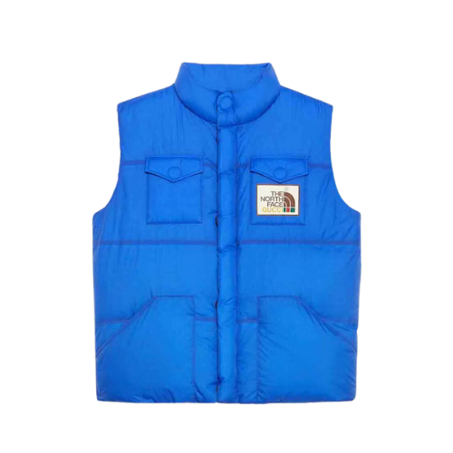 Gucci x The North Face Colete Down Blue