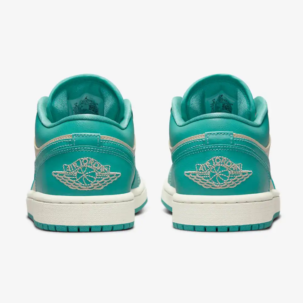Air Jordan 1 Low SE Teal Green Beige foto 3