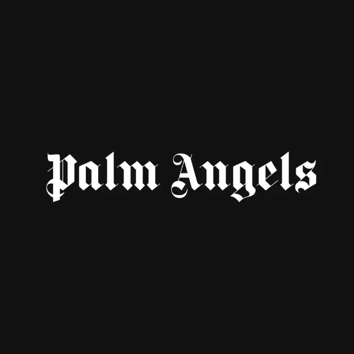 Camiseta Palm Angels Classic Logo Over White Black