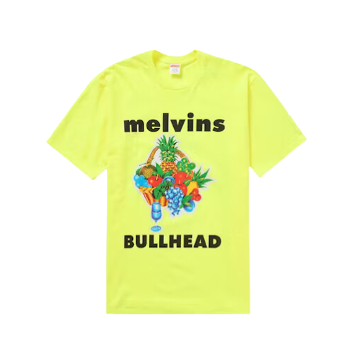 Camiseta Supreme Melvins Bullhead Fluorescent Yellow