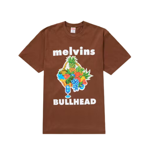 Camiseta Supreme Melvins Bullhead Brown
