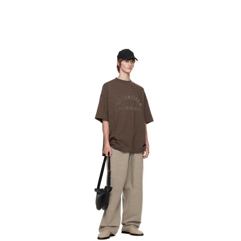 Moletom Fear of God Essentials Bonded Heather Wood foto 1