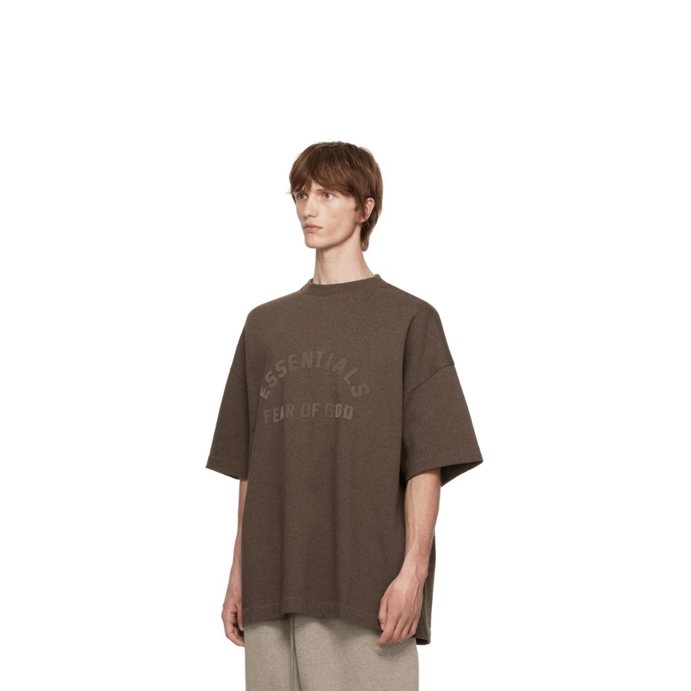 Moletom Fear of God Essentials Bonded Heather Wood foto 3