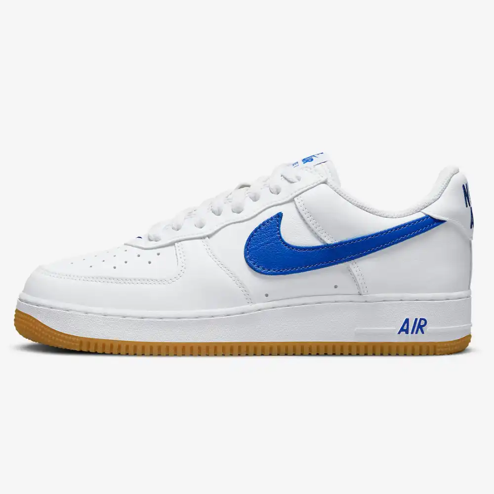 white royal blue nike air force 1