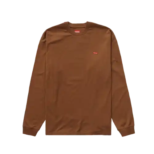 Camiseta Supreme Small Box L/S Brown